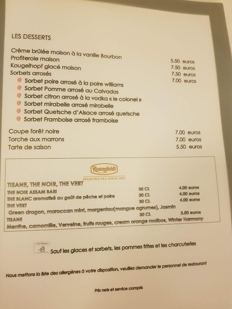Restaurant du Soleil - Menu Image 2
